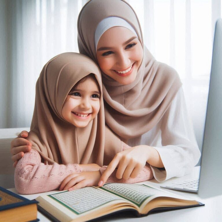 Memorize Quran online for kids and women.