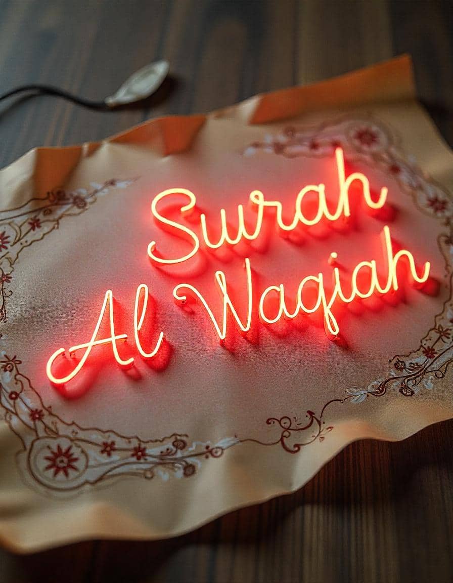 Surah Al Waqiah Transliteration - learn quran online