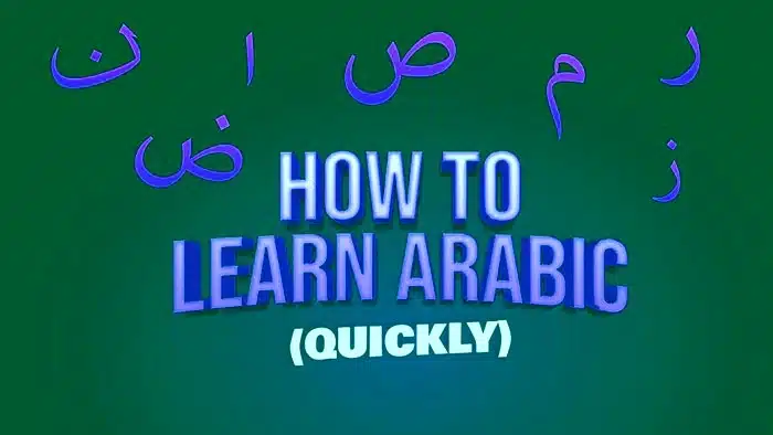 how to learn arabic language quickly